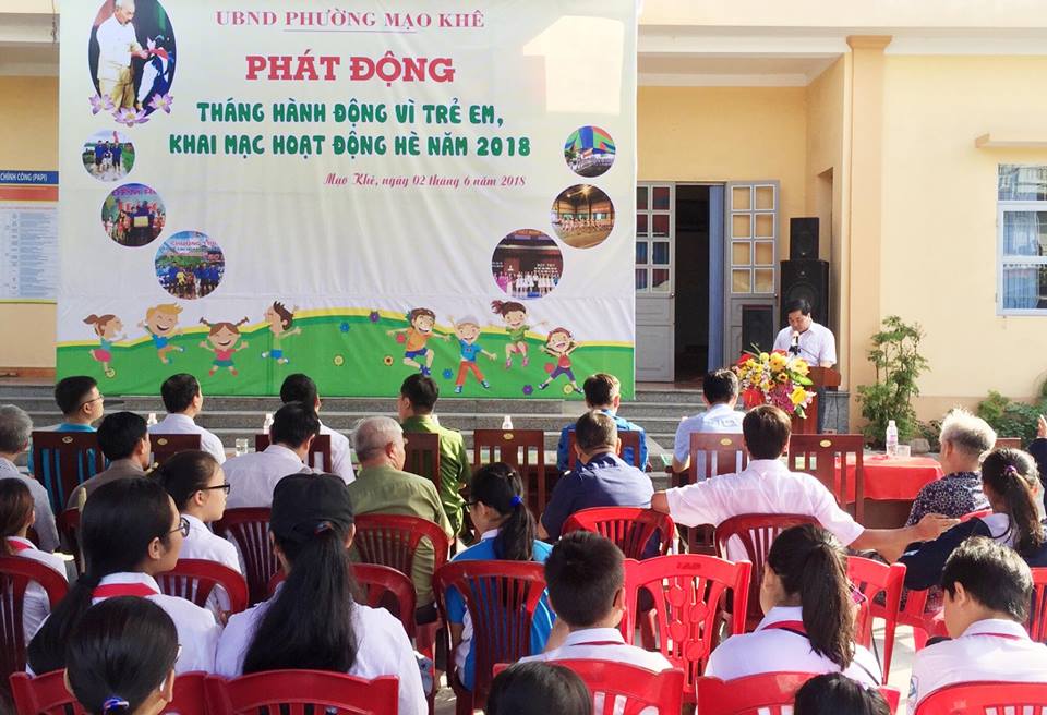 Phường Mạo Khê Khai mạc hoạt động hè năm 2018